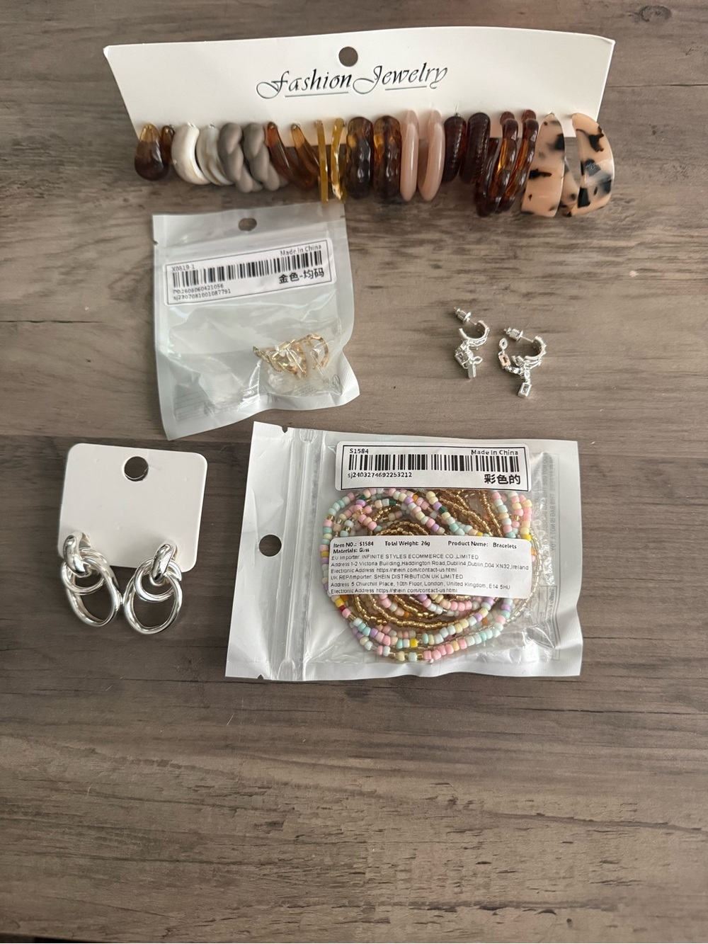 Shein jewelry bundle